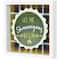 6" Green Plaid Let the Shenanigans Begin St. Patrick's Day Framed Wall Sign